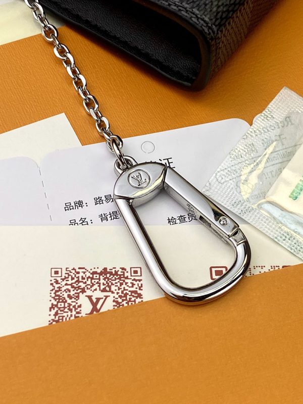 LOUIS VUITTON ダミエ･グラフィット ポシェットクレ ヴォワヤージュ lv301495 超N品 ルイヴィトン カードケース 財布代わり - 画像 (3)