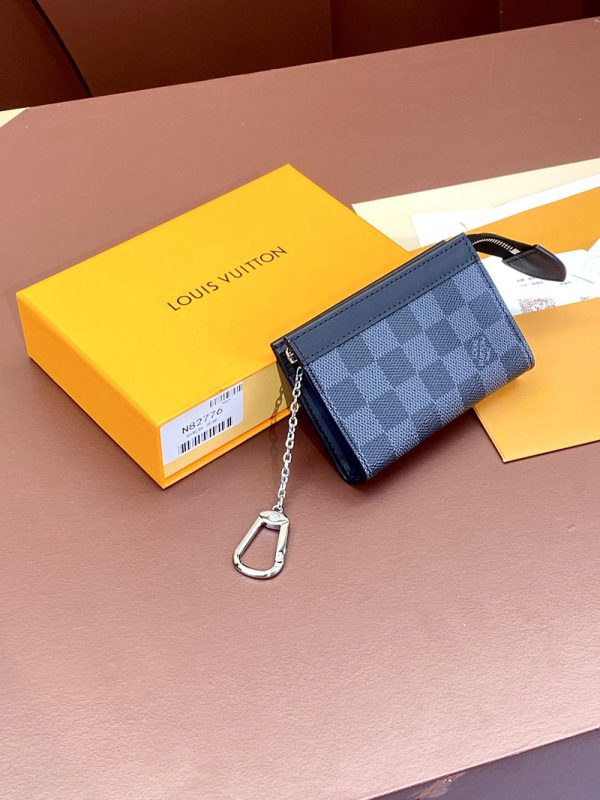 LOUIS VUITTON ダミエ･グラフィット ポシェットクレ ヴォワヤージュ lv301495 超N品 ルイヴィトン カードケース 財布代わり - 画像 (2)