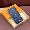 LOUIS VUITTON 二つ折り長財布 メンズ LOUIS VUITTON Wallet ブラック シルバー M83190 超N品 - 画像 (9)