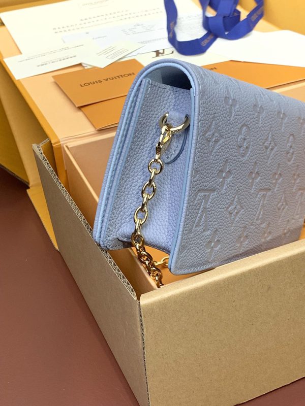 LOUIS VUITTON ウォレット オン チェーン･リリー M83233 ブルーアワー 超N品 ルイヴィトン ウォレットバッグ - 画像 (4)