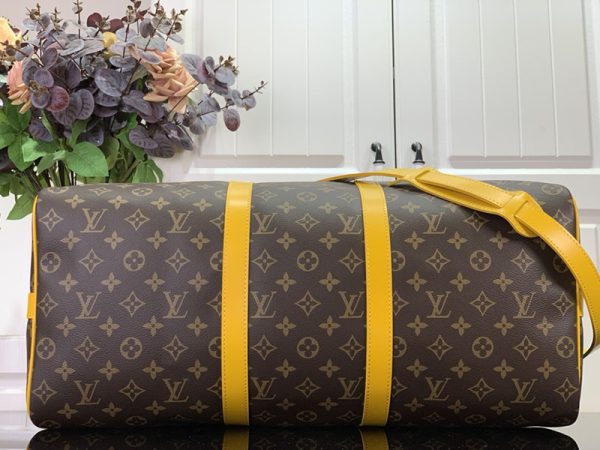 LOUIS VUITTON M46771 キーポル･バンドリエール 50 ルイ･ヴィトン カラーマニア ジョーヌマット 超N品 - 画像 (7)