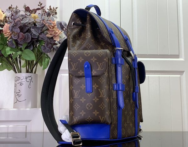 LOUIS VUITTON M46813 クリストファー MM バックパック ルイヴィトン リュック ブルー 超N品 - 画像 (9)
