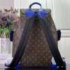 LOUIS VUITTON M46813 クリストファー MM バックパック ルイヴィトン リュック ブルー 超N品 - 画像 (8)