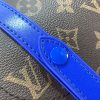 LOUIS VUITTON M46813 クリストファー MM バックパック ルイヴィトン リュック ブルー 超N品 - 画像 (6)
