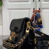LOUIS VUITTON ドーフィーヌ M22597 カーフレザー ブラック 超N品 ルイヴィトンショルダーバッグ新作 - 画像 (9)