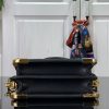LOUIS VUITTON ドーフィーヌ M22597 カーフレザー ブラック 超N品 ルイヴィトンショルダーバッグ新作 - 画像 (7)
