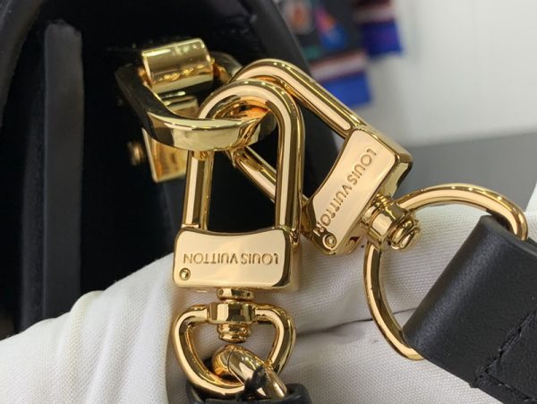 LOUIS VUITTON ドーフィーヌ M22597 カーフレザー ブラック 超N品 ルイヴィトンショルダーバッグ新作 - 画像 (6)
