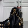 LOUIS VUITTON レア ドーフィーヌ MM M22276 カーフレザー ブラック 超N品 ルイヴィトンショルダーバッグ新作 - 画像 (9)