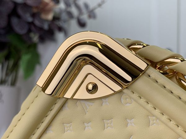 LOUIS VUITTON ドーフィーヌ lv301510 カーフレザー イエロー 超N品 ルイヴィトン人気バッグ - 画像 (2)