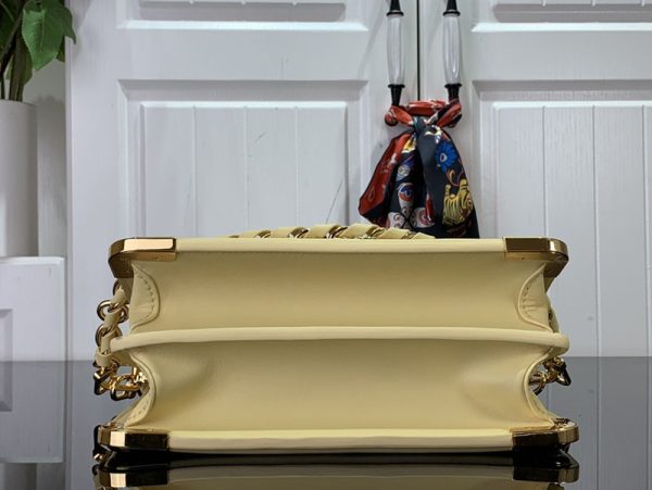 LOUIS VUITTON ドーフィーヌ MM M22276 カーフレザー イエロー 超N品 ルイヴィトン ショルダーバッグ 人気 - 画像 (7)