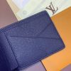 LOUIS VUITTON M82827　ポルトフォイユ・ミュルティプル　モノグラム・ブリーチ　インクブルー　2つ折り財布　小銭入れなし　メンズ 超N品 - 画像 (7)