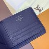 LOUIS VUITTON M82827　ポルトフォイユ・ミュルティプル　モノグラム・ブリーチ　インクブルー　2つ折り財布　小銭入れなし　メンズ 超N品 - 画像 (6)