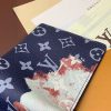 LOUIS VUITTON M82827　ポルトフォイユ・ミュルティプル　モノグラム・ブリーチ　インクブルー　2つ折り財布　小銭入れなし　メンズ 超N品 - 画像 (3)