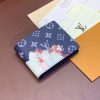 LOUIS VUITTON M82827　ポルトフォイユ・ミュルティプル　モノグラム・ブリーチ　インクブルー　2つ折り財布　小銭入れなし　メンズ 超N品 - 画像 (2)