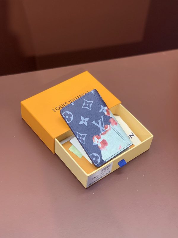 LOUIS VUITTON モノグラム ブリーチ オーガナイザー ドゥポッシュ カードケース 二つ折り 名刺入れ M82828 メンズ エクリプス 超N品 - 画像 (9)