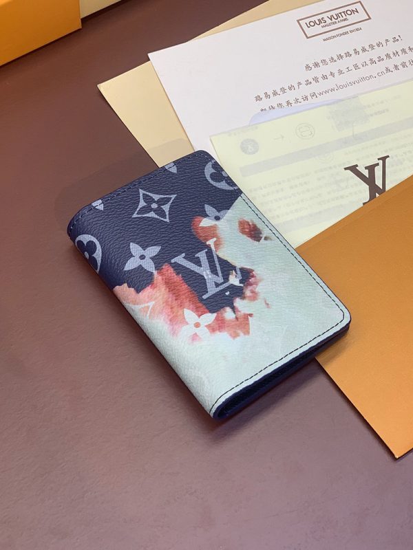 LOUIS VUITTON モノグラム ブリーチ オーガナイザー ドゥポッシュ カードケース 二つ折り 名刺入れ M82828 メンズ エクリプス 超N品 - 画像 (3)