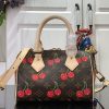LOUIS VUITTON ハンドバッグ モノグラム・チェリー LV × TM スピーディ・バンドリエール M13094 草間彌生 超N品 - 画像 (8)