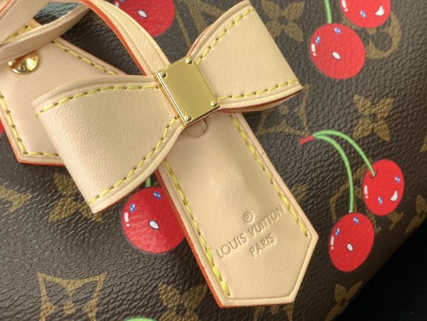 LOUIS VUITTON ハンドバッグ モノグラム・チェリー LV × TM スピーディ・バンドリエール M13094 草間彌生 超N品 - 画像 (6)