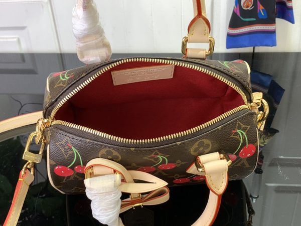 LOUIS VUITTON ハンドバッグ モノグラム・チェリー LV × TM スピーディ・バンドリエール M13094 草間彌生 超N品 - 画像 (2)
