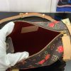 LOUIS VUITTON ルイヴィトン x 村上隆 サイドトランク MM チェリーブラウン M14278 LV × TM 超N品 - 画像 (4)