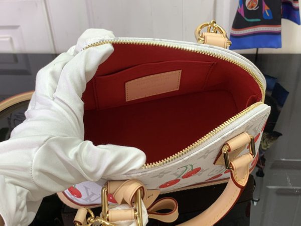 LOUIS VUITTON ルイヴィトン x 村上隆 アルマ BB チェリーホワイト M14234 LV × TM 超N品 - 画像 (3)