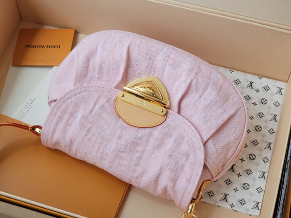 LOUIS VUITTON M13347 サンセット 2025新作 ウォッシュドピンク 超N品 ルイヴィトン デニム バッグ ピンク - 画像 (8)