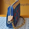 LOUIS VUITTON ルイヴィトン x 村上隆 ポシェット アクセソワール チェリーデニムブルー M13994 超N品 - 画像 (5)