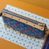 LOUIS VUITTON ルイヴィトン x 村上隆 ポシェット アクセソワール チェリーデニムブルー M13994 超N品 - 画像 (4)