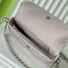 LOUIS VUITTON ウォレット オン チェーン・アイビー モノグラム・アンプラント ブリューム グレー/ホワイトクオーツ M14225 超N品 - 画像 (6)