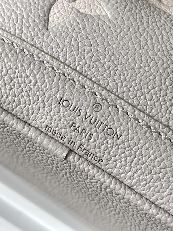 LOUIS VUITTON ナノ・ノエ モノグラム・アンプラント ブリューム グレー/ホワイトクオーツ M14224 超N品 - 画像 (4)