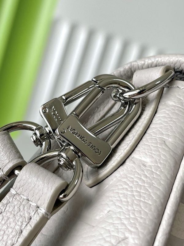 LOUIS VUITTON ディアヌ NM PM M14214 ブリューム グレー モノグラムアンプラント ジャイアント グレインレザー 2WAY 斜め掛け 肩掛け 超N品 - 画像 (5)