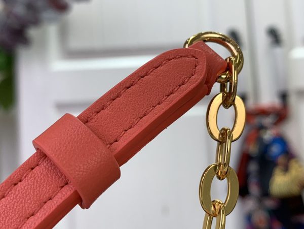 LOUIS VUITTON ウォレット オン チェーン・LV ブルーム ショルダーバッグ M14548 スイートコーラル 超N品 - 画像 (5)