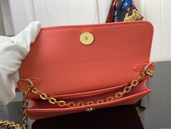 LOUIS VUITTON ウォレット オン チェーン・LV ブルーム ショルダーバッグ M14548 スイートコーラル 超N品 - 画像 (3)