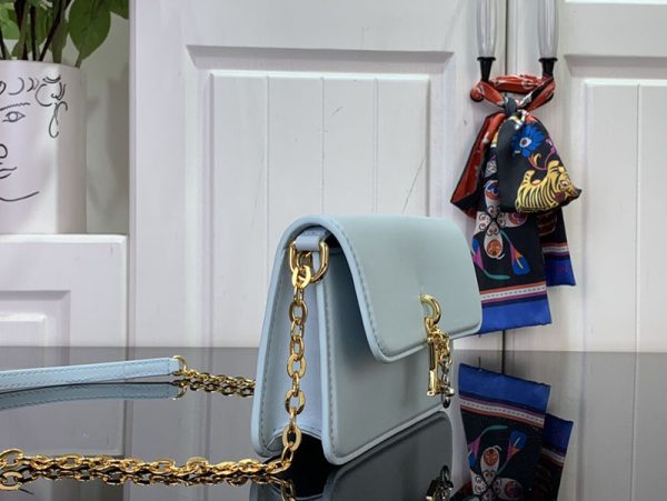 LOUIS VUITTON ウォレット オン チェーン・LV ブルーム ショルダーバッグ M14547 アズールブルー 超N品 - 画像 (9)