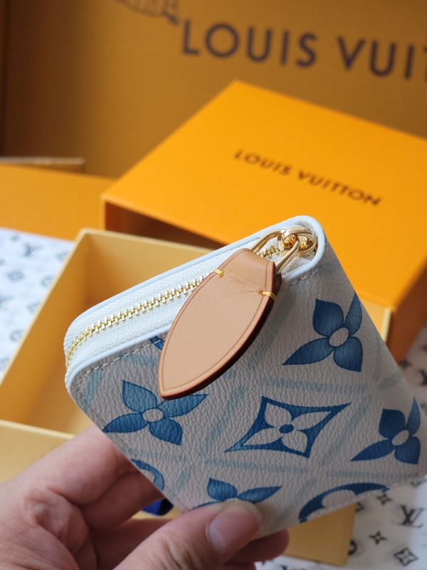 LOUIS VUITTON コインケース モノグラムタイル ラグーン ブルー ジッピーコインパース lv301535 超N品 ヴィトン ミニ財布 人気 - 画像 (7)