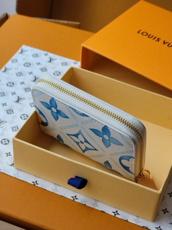 LOUIS VUITTON コインケース モノグラムタイル ラグーン ブルー ジッピーコインパース lv301535 超N品 ヴィトン ミニ財布 人気 - 画像 (6)