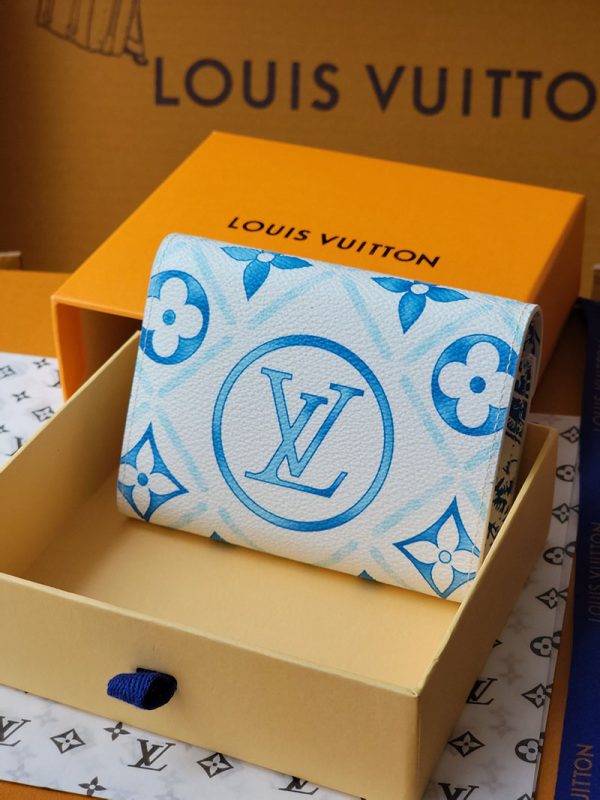 LOUIS VUITTON モノグラム タイル ポルトフォイユ ヴィクトリース M83623 レディース 三つ折り財布 超N品 - 画像 (9)