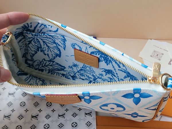 LOUIS VUITTON M25374 ショルダーバッグ ミュルティ ポシェット アクセソワール モノグラムタイル 超N品 - 画像 (3)