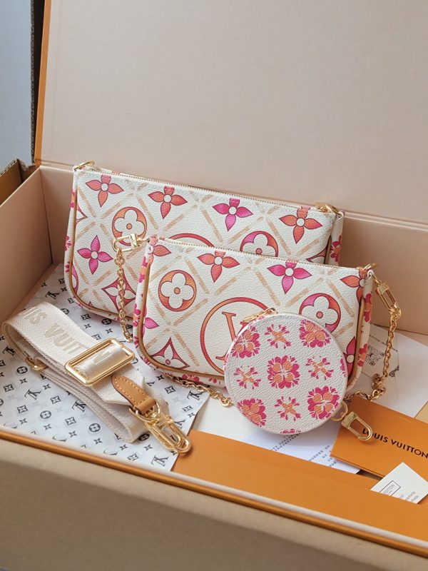 LOUIS VUITTON ミュルティ ポシェット アクセソワール モノグラムタイル lv301539 超N品 ルイヴィトン ミニバッグ 安い - 画像 (8)