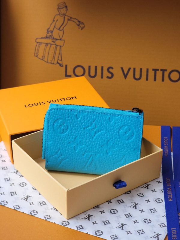 LOUIS VUITTON 財布 ポルトフォイユ・パイロット トリヨンレザー ターコイズ M11500 ターコイズ 超N品 - 画像 (9)