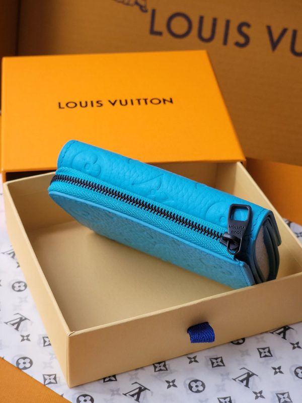 LOUIS VUITTON 財布 ポルトフォイユ・パイロット トリヨンレザー ターコイズ M11500 ターコイズ 超N品 - 画像 (8)
