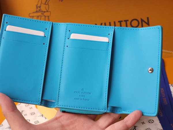 LOUIS VUITTON 財布 ポルトフォイユ・パイロット トリヨンレザー ターコイズ M11500 ターコイズ 超N品 - 画像 (7)