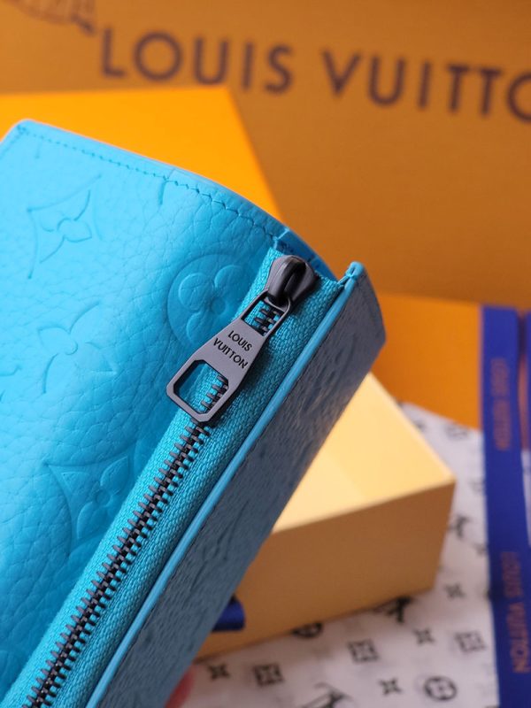 LOUIS VUITTON 財布 ポルトフォイユ・パイロット トリヨンレザー ターコイズ M11500 ターコイズ 超N品 - 画像 (5)