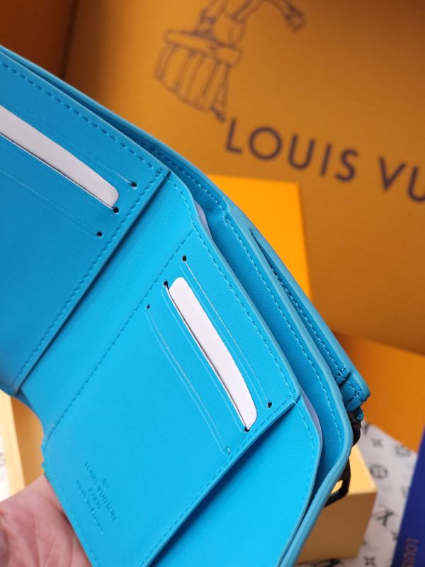 LOUIS VUITTON 財布 ポルトフォイユ・パイロット トリヨンレザー ターコイズ M11500 ターコイズ 超N品 - 画像 (4)