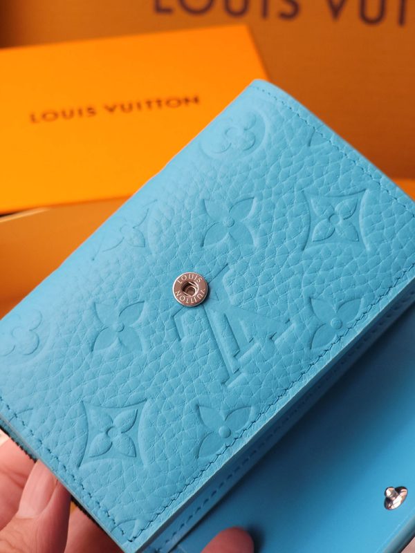 LOUIS VUITTON 財布 ポルトフォイユ・パイロット トリヨンレザー ターコイズ M11500 ターコイズ 超N品 - 画像 (3)