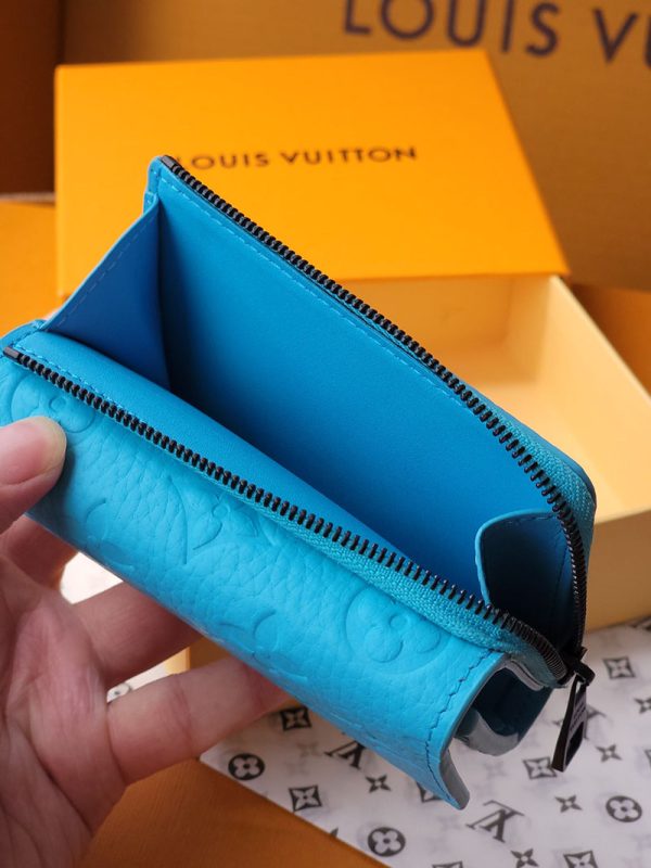 LOUIS VUITTON 財布 ポルトフォイユ・パイロット トリヨンレザー ターコイズ M11500 ターコイズ 超N品 - 画像 (2)