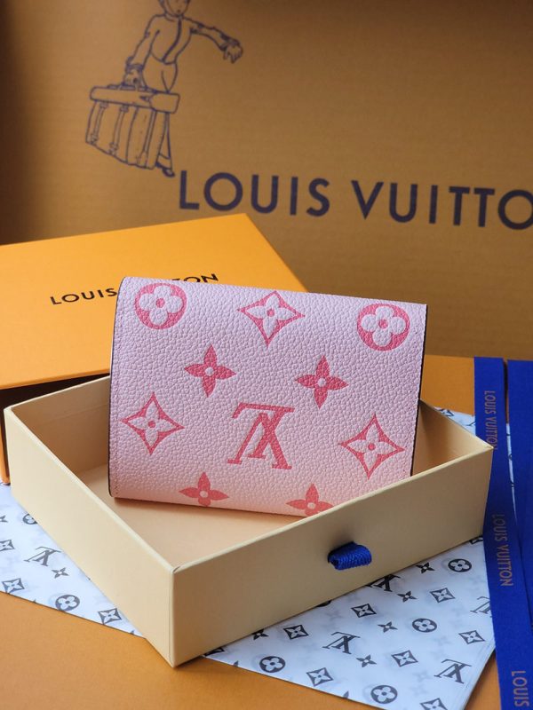 LOUIS VUITTON ポルトフォイユ・イリス 三つ折り財布 lv301549 ブトンドローズ 超N品 ルイヴィトン ミニ財布 ピンク - 画像 (9)