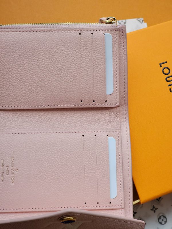 LOUIS VUITTON M14229 ポルトフォイユ ヴィクトリーヌ バイカラーモノグラムアンプラント ピンク クオーツ 三つ折り財布 財布 レディース - 画像 (5)