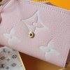 LOUIS VUITTON M14229 ポルトフォイユ ヴィクトリーヌ バイカラーモノグラムアンプラント ピンク クオーツ 三つ折り財布 財布 レディース - 画像 (2)