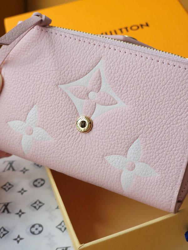 LOUIS VUITTON M14229 ポルトフォイユ ヴィクトリーヌ バイカラーモノグラムアンプラント ピンク クオーツ 三つ折り財布 財布 レディース - 画像 (2)